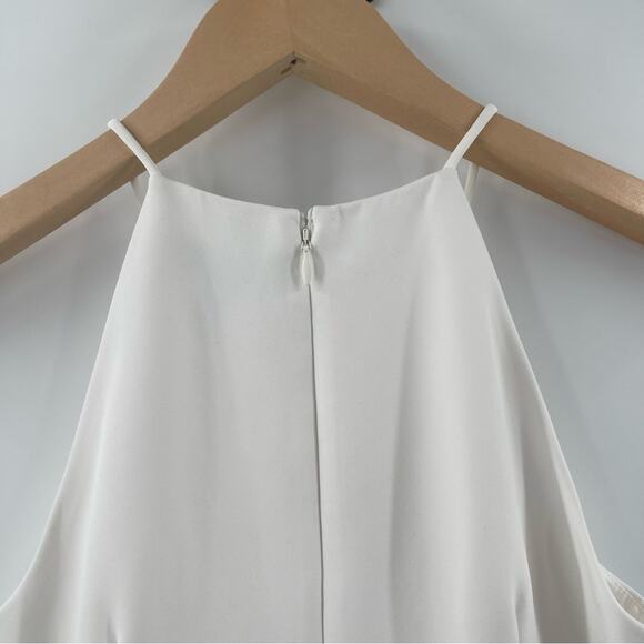 NEW AIDAN BY AIDEN MATTOX Dress Size 2 Tiered Halter Bridal Wedding Bride NWOT - Picture 8 of 16